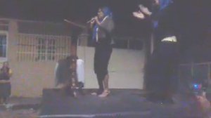 Hermana Mariela de Arismendi  Ministrando Alabanzas en Jesucristo Vida Eterna en Maracay