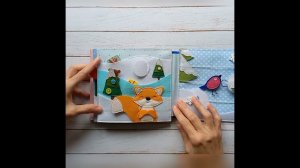 Новогодняя книжка из фетра