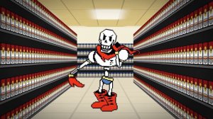 undertale мем про Санса ждёт папируса (видео не моё)