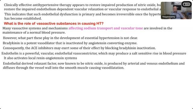18 JAN 2024 ANESTHESIA AND CO MORBIDITIES SERIES TOPIC 2 HYPERTENSION - PROF V NAGASWAMY смотреть онлайн