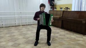 Щеблыкин Ярослав, баян. В Бухвостов «На вечерней зорьке».