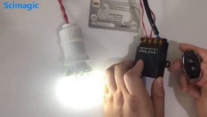 Беспроводной рч переключатель с дистанционным управлением, 433 мгц, 220 в перем. тока, 30 а,