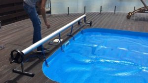 Солярное покрытие для бассейна. Домашний Океан