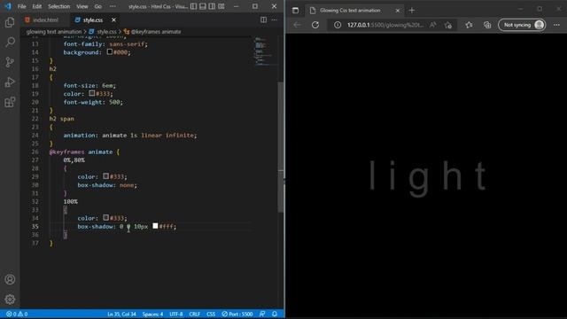 POWER LIGHT TEXT ANIMTION TEXT @OnlineTutorialsYT @uzzbe_dls | PROGRAMING GROUP | #26 day