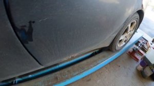 ?LADA Granta ремонт маленькой вмятины на заднем крыле ?