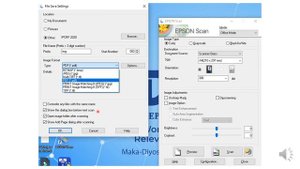 How to scan multiple pages into one PDF file using Epson Scan (Epson L360, L210)