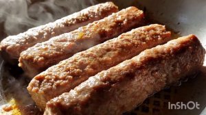 Люля кебаб на сковородке. Вкусно и быстро готовим полуфабрикат.
