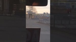 В Булгаково пожар
