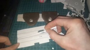 DIY пистолет макарова пм из бумаги ч6