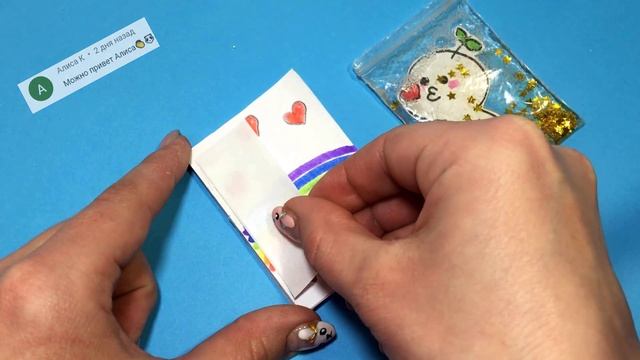 ЖИДКИЙ мини БЛОКНОТ антистресс СВОИМИ РУКАМИ ｜DIY LIQUID MINI NOTEBOOK antistress ?School Supplies!