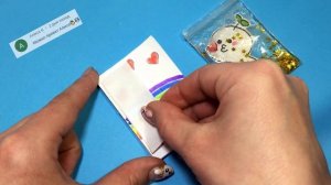 ЖИДКИЙ мини БЛОКНОТ антистресс СВОИМИ РУКАМИ |DIY LIQUID MINI NOTEBOOK antistress ?School Supplies!