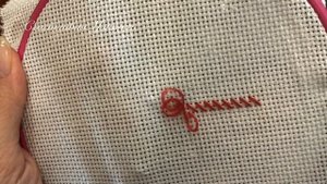 Ручной шов // Косые стежки