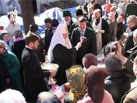 Посещение Патриархом храмов Москвы в Великую Субботу