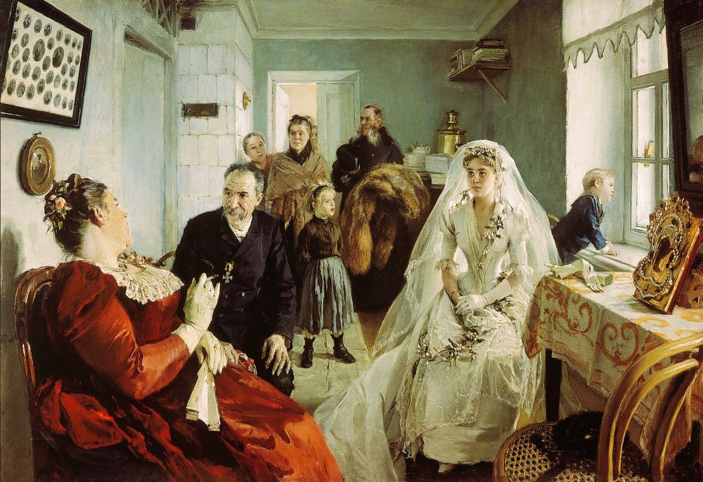 Илларион Михайлович прянишников «в ожидании Шафера» (1881)