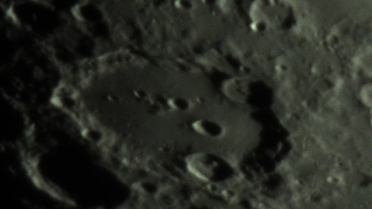 Region of lunar crater Clavius. 09/11/2016, 19:05.