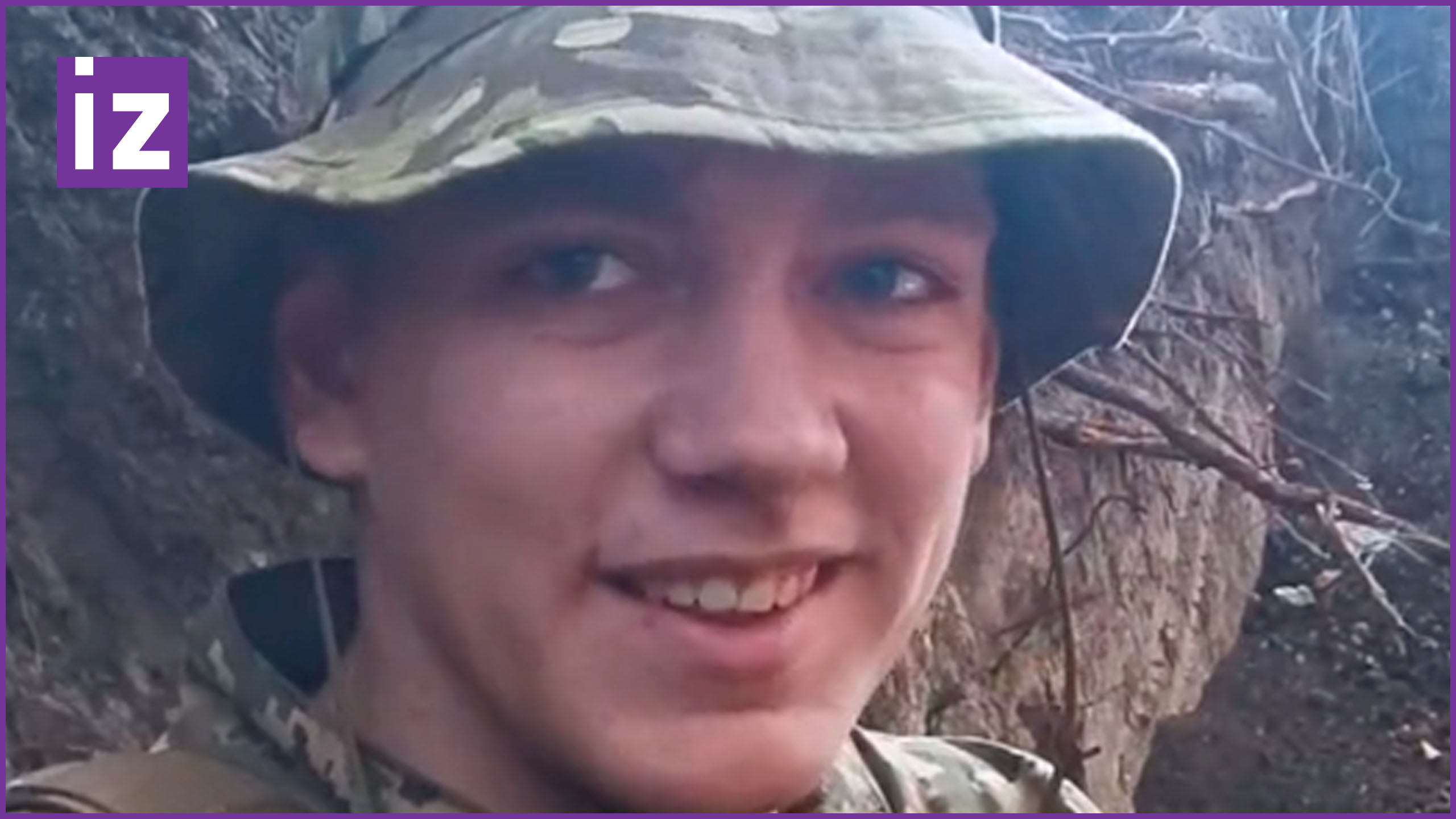 18-летнего бандеровца трясет после первого прилета