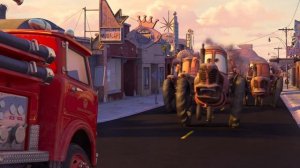 Mater Leads a Tractor Invasion to Radiator Springs | Pixar Cars