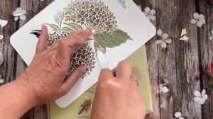 КЛЮЧНИЦА ГОРТЕНЗИИ. РИСУЕМ ШПАКЛЕВКОЙ