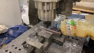 Шок контент! Обработка стали на станке с полимербетонной станиной PLOT | Shock! Epoxy cnc mill stee
