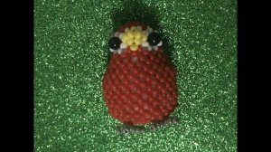 Амигуруми попугай из бисера