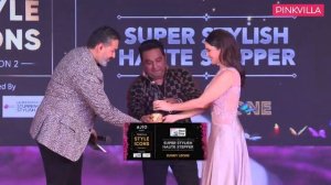 Sunny Leone expresses excitement for winning the Super Stylish Haute Stepper award at PSI 2