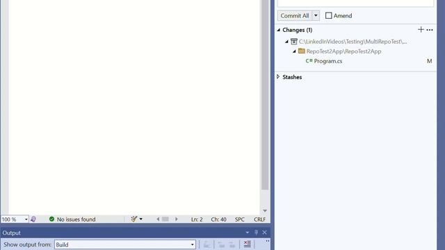 Multi repository functionality in Visual Studio 2022 17.4 смотреть онлайн