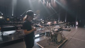 Барабанная установка EFNOTE EST-7X Kit A+C на Metallica Show S&M Tribute