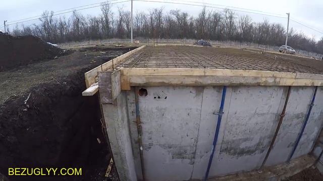 ОБЗОР плиты перекрытия МОНОЛИТНОГО цокольного этажа. смотреть онлайн