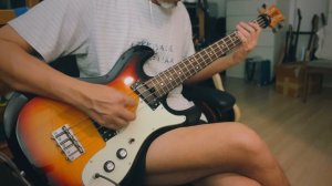 Aria Pro II DMB-206 - @hitsujibungaku_official: 1999 Bass Cover