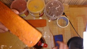 Окраска декоративного кирпича из гипса