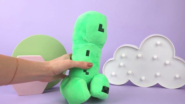 Мягкая игрушка "Крипер" 25см смотреть онлайн