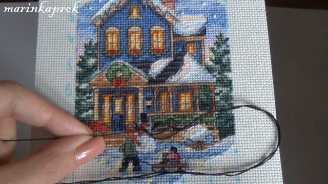 Вышивка крестиком. Французский узелок (French knot)