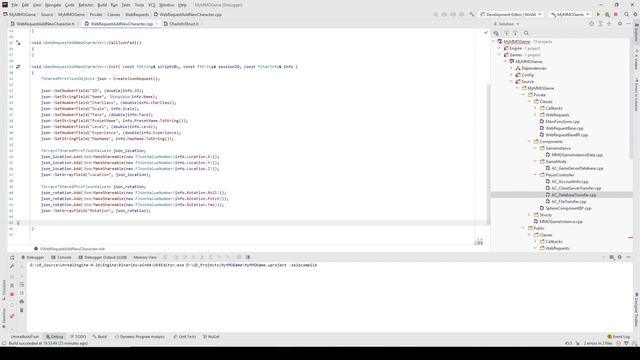 Unreal Engine: Создание ММОРПГ Добавление нового персонажа в БД часть 1