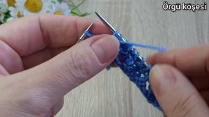 İki günde yelek örün okadar kolay ✅iki şiş yelek, şal, atkı bere model ✅Easy knitting crochet