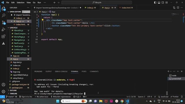 how to use bootstrap in react js tamil | De vicky | #reactjs