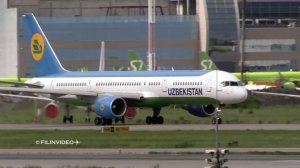 Как узбеки на второй круг уходили. Боинг 757 узбекских авиалиний / Домодедово 2022