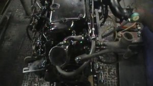 Запуск двигателя MERCEDES OM 352