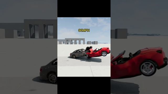 BMW Vs Ferrari crash Test смотреть онлайн