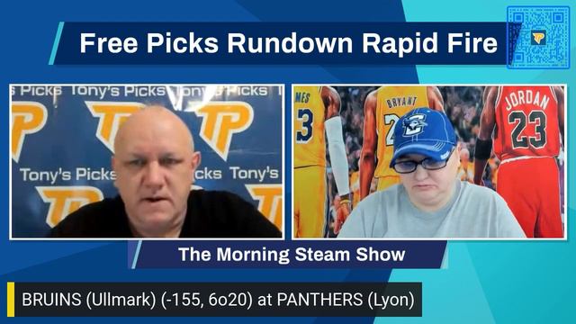 4 FREE NHL Picks and Predictions on Morning Steam Show for Today, Sunday 4/23/2023