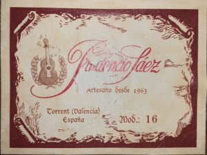 Гитара Prudencio Saez 16 - В Американском стиле.