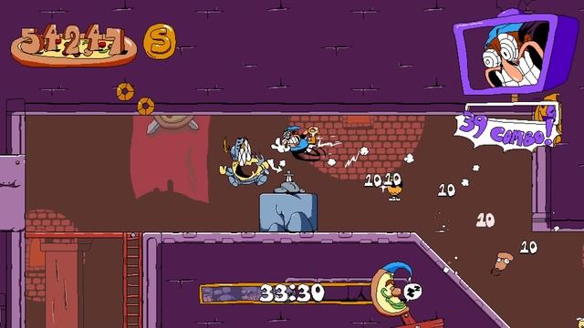 The Crumbling Tower of Pizza Deluxe (2 laps) смотреть онлайн