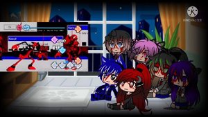 ddlc react to Fatal Error￼ sonic (fnf mod)