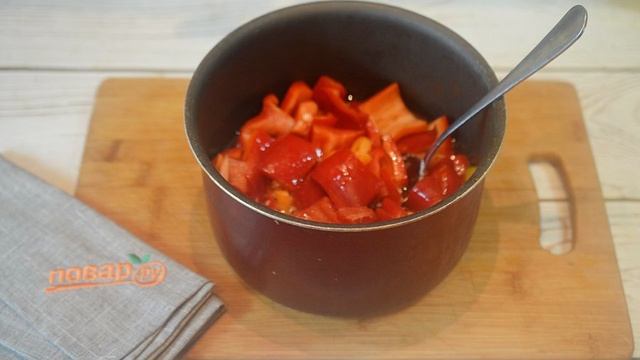 Острый салат из сладкого перца на зиму