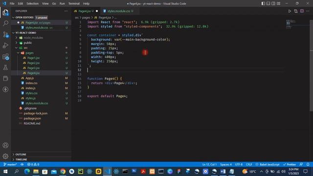 How to style React App | Different Method of Style React App | React Tutorial for Beginners [Part 3