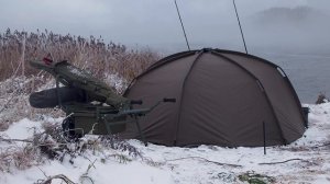 Ловля карпа зимой. Декабрь 2020 (оз. Удомля, Тверская обл.)