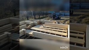 Как построить дом из бруса в Хабаровске на винтовых сваях серия 3