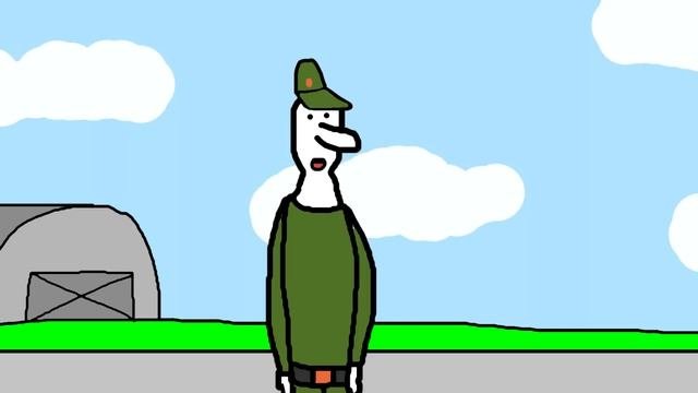 СТАРШИЙ ПРАПОРЩИК И ОДИН СРОЧНИК
