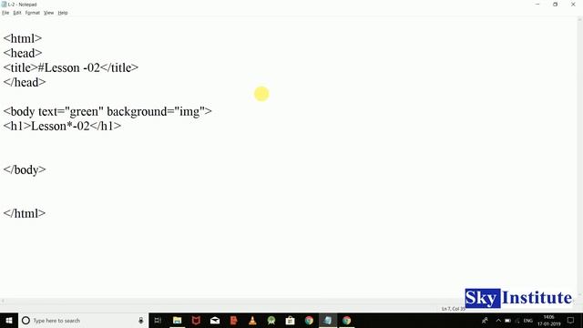 HTML Body Tag full explain | body element Attributes for beginners in Hindi | Lesson-2