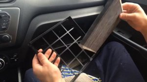 Замена салонного фильтра Киа Рио