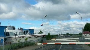 Разводной мост в Карелии. (Повенец. Беломорско-Балтийский канал)